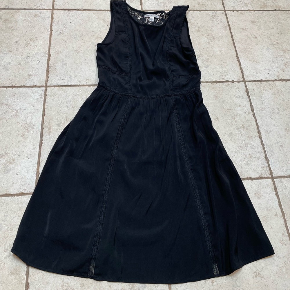 Black American eagle dress